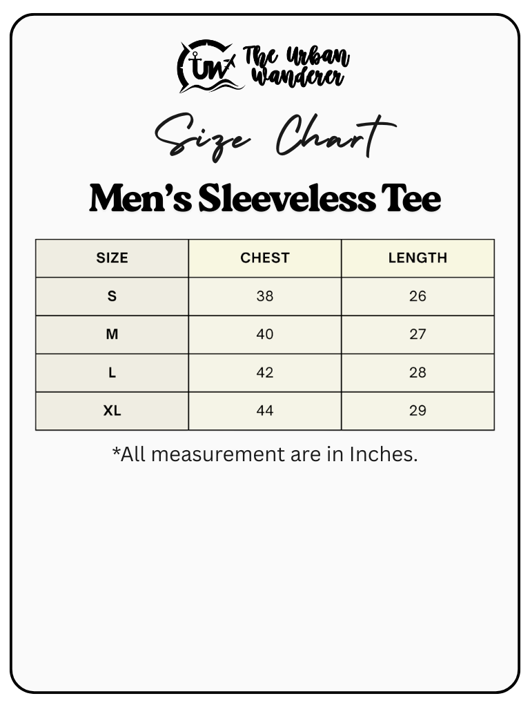 Men's Sleeveless Printed Tee