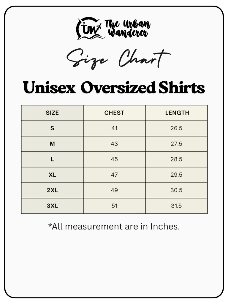 Unisex Oversized Solid Shirt