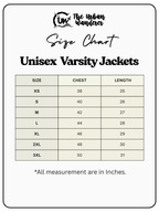 Unisex Solid Varsity Jackets